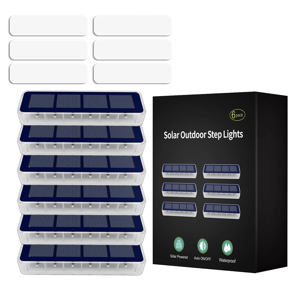 Brighten up your outdoors with these 4 Waterproof Solar Deck Lights! Perfect for your garden, stairs, patio, and pathways! 🌟✨ #OutdoorLighting #GardenGlow