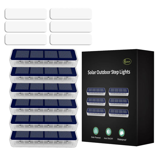 Brighten up your outdoors with these 4 Waterproof Solar Deck Lights! Perfect for your garden, stairs, patio, and pathways! 🌟✨ #OutdoorLighting #GardenGlow
