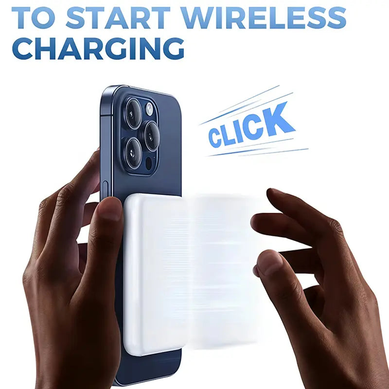 Power Up Anywhere! 🔋✨ XMWUS 5000mAh Magnetic Power Bank - Your Ultimate Wireless Charger for iPhone 12-18! Compatible with MagSafe Cases & Perfect for Travel! 🌍📱