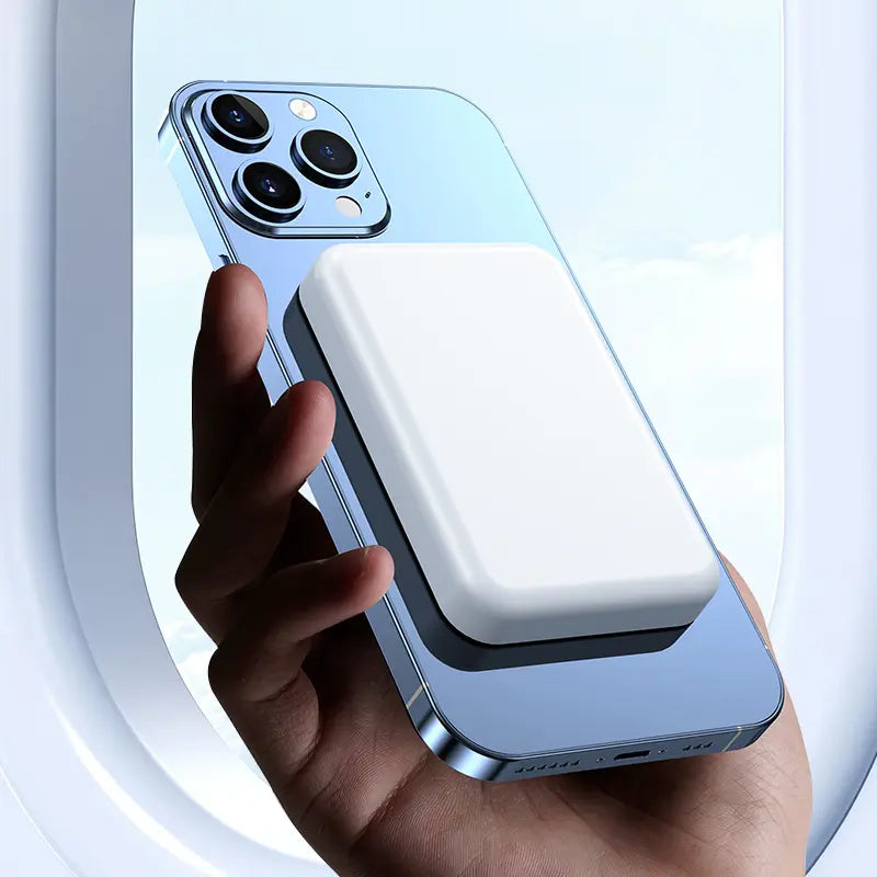 Power Up Anywhere! 🔋✨ XMWUS 5000mAh Magnetic Power Bank - Your Ultimate Wireless Charger for iPhone 12-18! Compatible with MagSafe Cases & Perfect for Travel! 🌍📱
